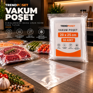 trendposet vakum poşetleriyle tazelik